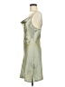 Shein Metallic Green Cocktail Dress Size 6 - photo 5