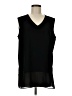 MING WANG Black Sleeveless Blouse Size M - photo 1