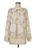 Ann Taylor LOFT 100% Polyester Ivory Long Sleeve Blouse Size M - photo 1