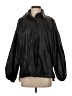 Zara Solid Black Raincoat Size S - photo 1
