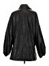 Zara Solid Black Raincoat Size S - photo 2
