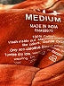 Eighty Eight 100% Cotton Orange Poncho Size M - photo 8