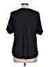 New Directions Blue Short Sleeve Blouse Size L - photo 2