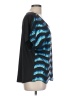 New Directions Blue Short Sleeve Blouse Size L - photo 4
