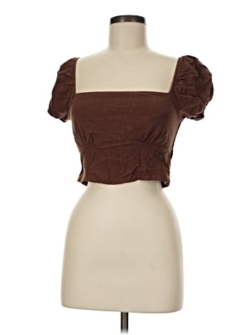 LA Hearts Short Sleeve Blouse (view 1)