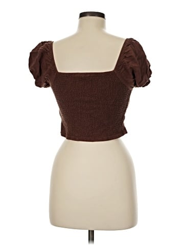 LA Hearts Short Sleeve Blouse (view 2)