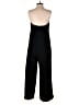A New Day 100% Polyester Solid Black Jumpsuit Size M - photo 2