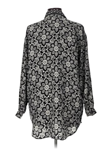 Adrienne Vittadini 3/4 Sleeve Silk Top (view 2)