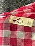 Hollister 100% Polyester Checkered-gingham Pink 3/4 Sleeve Blouse Size S - photo 7