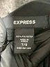 Express 100% Polyester Solid Black Cocktail Dress Size 7 - 8 - photo 7