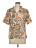 Unbranded Paisley Tan Short Sleeve Blouse Size L - photo 1
