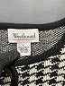 Westbound Houndstooth Black Cardigan Size L - photo 7