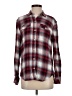 Pendleton Plaid Burgundy Long Sleeve Button-Down Shirt Size XS - photo 1