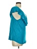 a.n.a. A New Approach Teal Short Sleeve Top Size L - photo 4