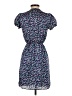 Max Studio Print Blue Casual Dress Size XS - photo 2