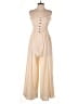 Lascana Solid Ivory Jumpsuit Size 4 - photo 1