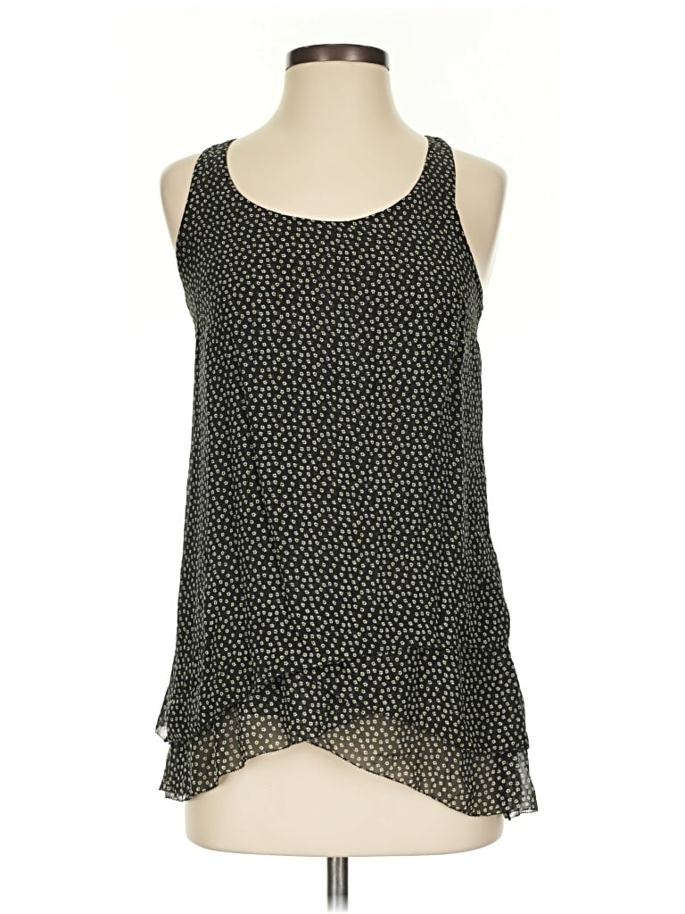 Pre-owned Club Monaco Sleeveless Blouse In Black