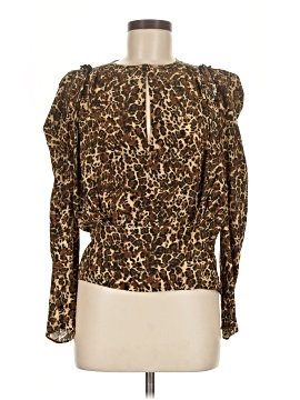 Isabel Marant Long Sleeve Silk Top