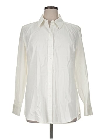 Lane Bryant Long Sleeve Button-Down Shirt (view 1)