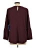 Apt. 9 100% Polyester Burgundy Long Sleeve Blouse Size XL - photo 2