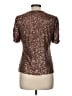 DKNY Brown Short Sleeve Top Size M - photo 2