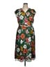 DR2 100% Polyester Tropical Green Casual Dress Size XL - photo 1