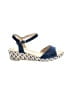 Lands' End Blue Wedges Size 8 1/2 - photo 1