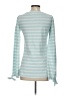 Long Tall Sally 100% Cotton Teal Long Sleeve T-Shirt Size XS - photo 2