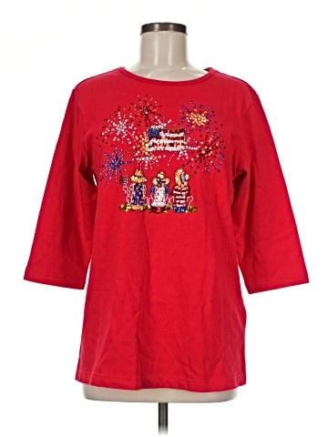 Quacker Factory 3/4 Sleeve Top (view 1)