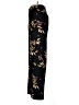 GB 100% Polyester Floral Black Casual Pants Size M - photo 5