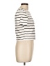 Zara Stripes Ivory Short Sleeve Turtleneck Size L - photo 4