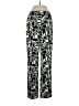 Talbots Print Black Casual Pants Size 4 - photo 1
