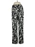 Talbots Print Black Casual Pants Size 4 - photo 2