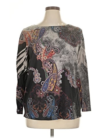 B.l.e.u. 3/4 Sleeve Blouse (view 1)