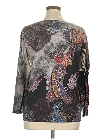 B.l.e.u. 3/4 Sleeve Blouse (view 2)