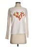 Lisa Todd Hearts White Sweatshirt Size XS - photo 1