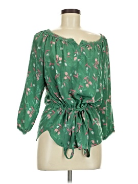Rebecca Taylor 3/4 Sleeve Silk Top