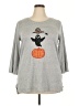 Assorted Brands Gray 3/4 Sleeve Top Size XXL - photo 1