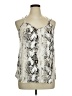 Papermoon Silver Sleeveless Blouse Size 1X - photo 1