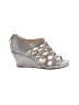 Eileen Fisher Metallic Silver Wedges Size 6 1/2 - photo 1