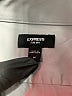 Express Solid Gray Long Sleeve Button-Down Shirt Size M - photo 7