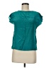 Condor 100% Silk Teal Short Sleeve Silk Top Size 7 - 8 - photo 1