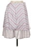 Unbranded 100% Polyester Stripes Pink Gray Casual Skirt Size L - photo 2