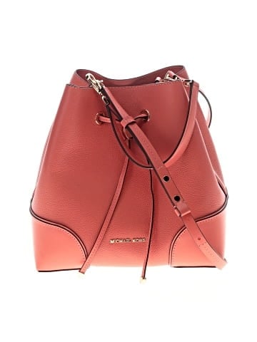 MICHAEL Michael Kors Leather Bucket Bag (view 1)