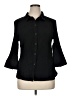 Islander Black 3/4 Sleeve Button-Down Shirt Size XL - photo 1