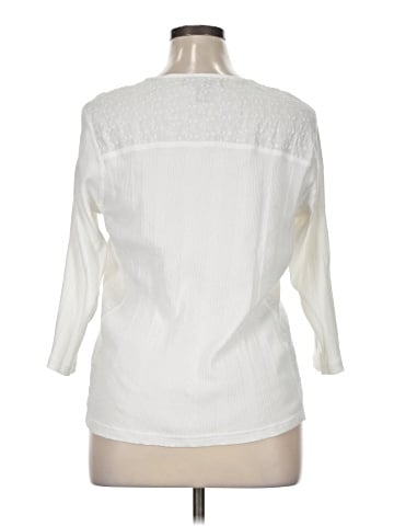 Denim & Co 3/4 Sleeve T-Shirt (view 2)