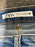Zara Hearts Blue Jeans Size 2 - photo 4