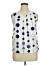 Unbranded 100% Polyester Blue Sleeveless Blouse Size XL - photo 1