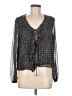 Brownie Gray Long Sleeve Blouse Size M - photo 1