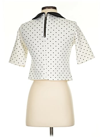 Zara W&B Collection 3/4 Sleeve Blouse (view 2)